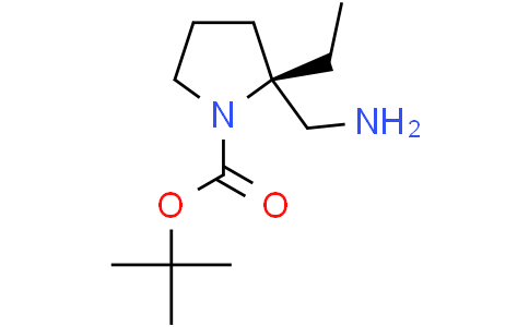 tert-butyl (2R)-2-(aminomethyl)-2-ethylpyrrolidine-1-carboxylate