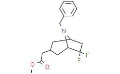 methyl 2-exo-(8-benzyl-6,6-difluoro-8-azabicyclo[3.2.1]octan-3-yl)acetate