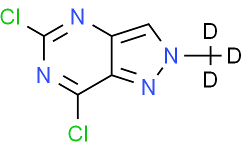 5,7-dichloro-2-(trideuteriomethyl)pyrazolo[4,3-d]pyrimidine