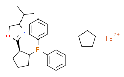 (|S|)-1-(二苯基膦基)-2-[(|S|)-4-异丙基恶唑啉-2-基]二茂铁,97%