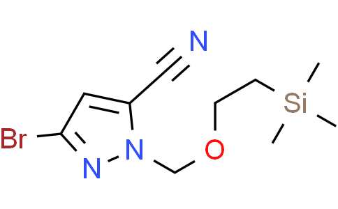 5-bromo-2-(2-trimethylsilylethoxymethyl)pyrazole-3-carbonitrile