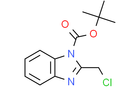 叔丁基-2-(氯甲基)-1H-苯并咪唑-1-羧酸叔丁酯
