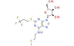 (2R，3S，4R，5R)-2-(羟甲基)-5-(6-((2-(甲硫基)乙基)氨基)-2-((3，3，3-三氟丙基)硫代)-9H-嘌呤-9-基)四氢呋喃-3，4-二醇,97%