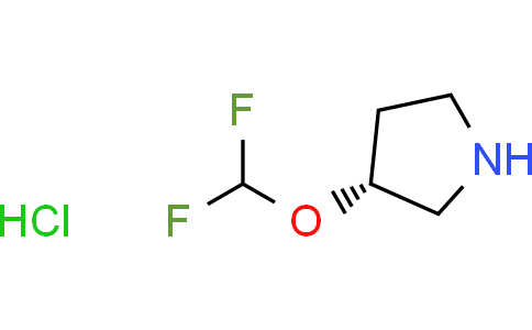 (3R)-3-(difluoromethoxy)pyrrolidine hydrochloride