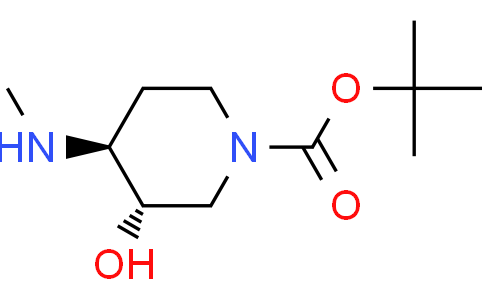 tert-butyl (3S,4S)-3-hydroxy-4-(methylamino)piperidine-1-carboxylate