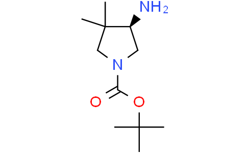 tert-butyl (4R)-4-amino-3,3-dimethylpyrrolidine-1-carboxylate