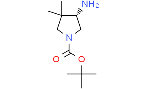 tert-butyl (4S)-4-amino-3,3-dimethylpyrrolidine-1-carboxylate