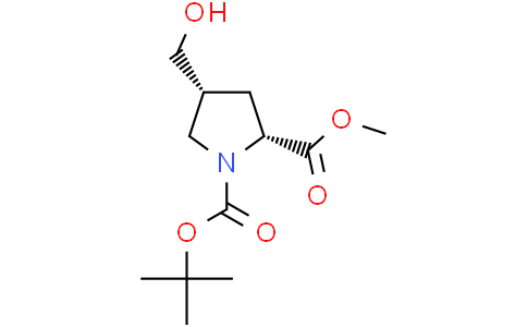 1-tert-butyl 2-methyl (2R,4R)-4-(hydroxymethyl)pyrrolidine-1,2-dicarboxylate