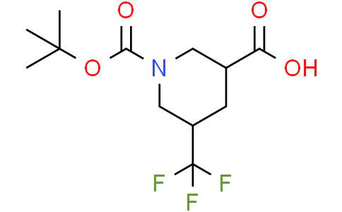 1-tert-butoxycarbonyl-5-(trifluoromethyl)piperidine-3-carboxylic acid