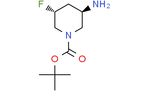 tert-butyl trans-3-amino-5-fluoro-piperidine-1-carboxylate
