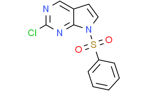 7-(benzenesulfonyl)-2-chloro-7H-pyrrolo[2,3-d]pyrimidine