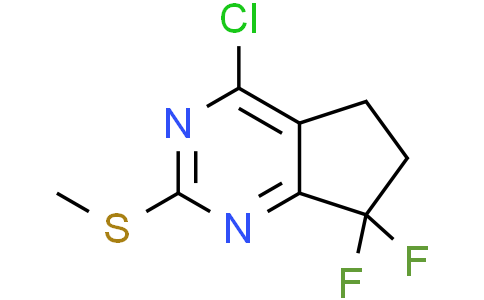 4-chloro-7,7-difluoro-2-methylsulfanyl-5,6-dihydrocyclopenta[d]pyrimidine