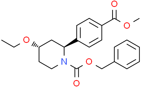 benzyl (2S,4S)-4-ethoxy-2-(4-methoxycarbonylphenyl)piperidine-1-carboxylate