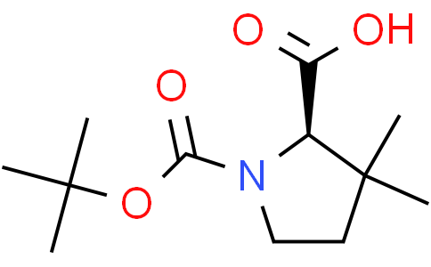(R)-1-(tert-Butoxycarbonyl)-3,3-dimethylpyrrolidine-2-carboxylic acid