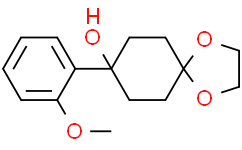 8-(2-甲氧基苯基)-1,4-二氧杂螺环[4.5]癸烷-8-醇