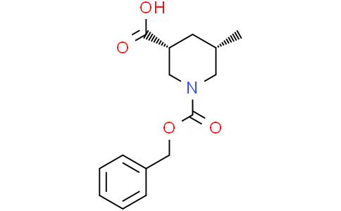 cis-1-benzyloxycarbonyl-5-methyl-piperidine-3-carboxylic acid
