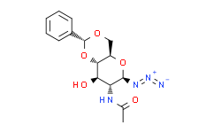 2-乙酰氨基-4，6-O-苯亚甲基-2-脱氧-β-D-吡喃葡萄糖酰基叠氮化物,98%