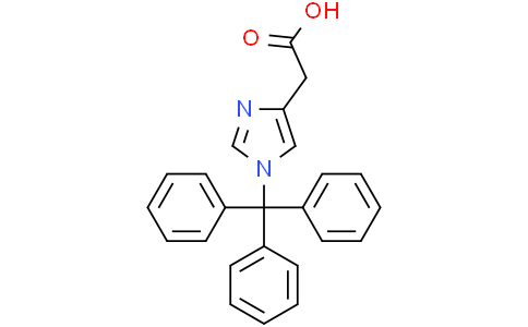 (1-三苯甲游基-1H-咪唑-4-基)乙酸