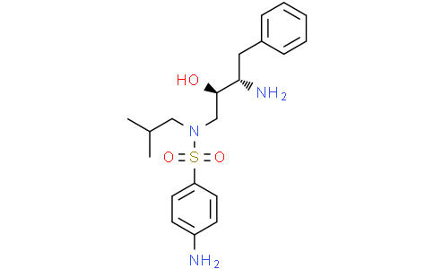 4-Amino-N-((2R,3S)-3-amino-2-hydroxy-4-phenylbutyl)-N-isobutylbenzenesulfonamideCas:169280-56-2