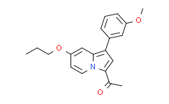 1-(1-(3-methoxyphenyl)-7-propoxyindolizin-3-yl)ethanone,98%