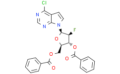 4-氯-7-(3,5-二-O-苯甲酰基-2-脱氧-2-氟-BETA-D-阿拉伯呋喃糖基)-7H-吡咯并[2,3-D]嘧啶