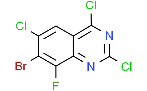 7-溴-2,4,6-三氯-8-氟喹唑啉