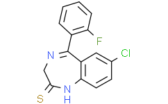 7-氯-5-(2-氟苯基)-2，3-二氢-1H-1，4-苯并二氮卓-2-硫酮