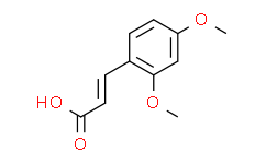 (E)-3-(2，4-二甲氧基苯基)丙烯酸,≥97%
