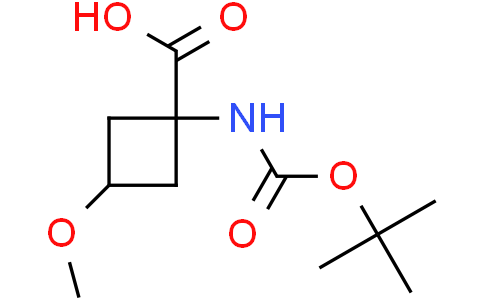 1-{[(tert-butoxy)carbonyl]amino}-3-methoxycyclobutane-1-carboxylic acid