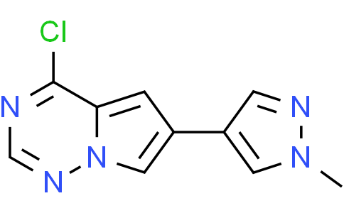 4-chloro-6-(1-methylpyrazol-4-yl)pyrrolo[2,1-f][1,2,4]triazine