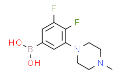 (3，4-二氟-5-(4-甲基哌嗪-1-基)苯基)硼酸,98%