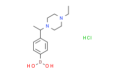 (（4-（1 - （4 - 乙基哌嗪-1 - 基）乙基）苯基）硼酸盐酸盐,98%