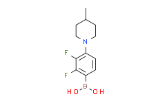 (2，3-二氟-4-(4-甲基哌啶-1-基)苯基)硼酸,98%