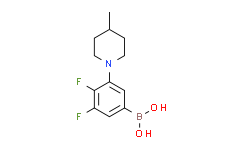 (3，4-二氟-5-(4-甲基哌啶-1-基)苯基)硼酸,98%