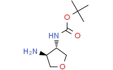 tert-butyl N-[trans-4-aminotetrahydrofuran-3-yl]carbamate