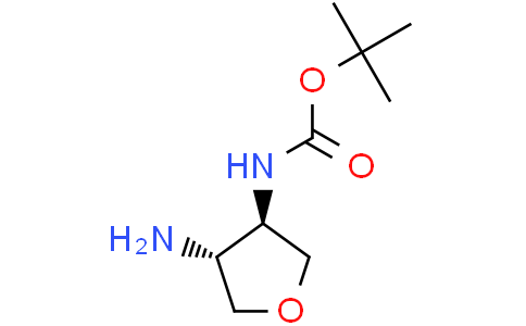 tert-butyl N-[(3R,4R)-4-aminotetrahydrofuran-3-yl]carbamate