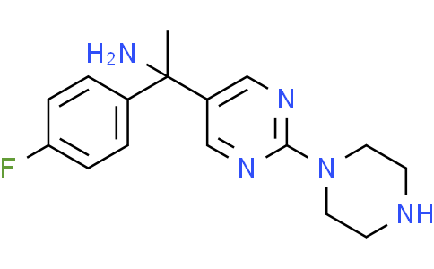 1-(4-氟苯基)-1-(2-(哌嗪-1-基)嘧啶-5-基)乙胺