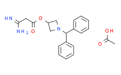 1-二苯甲基-3-氮杂环丁烷基脒基乙酸酯单乙酸盐,≥95%