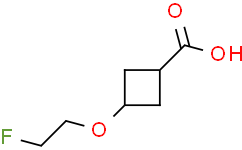 3-(2-fluoroethoxy)cyclobutane-1-carboxylic acid
