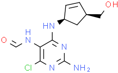 N-(2-Amino-4-chloro-6-(((1R,4S)-4-(hydroxymethyl)-cyclopent-2-en-1-yl)amino)pyrimidin-5-yl)formamide