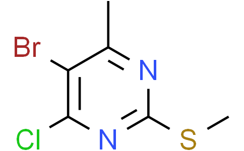5-bromo-4-chloro-6-methyl-2-(methylsulfanyl)pyrimidine