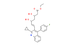 (E)-3，5-二羟基-7-[2-环丙基-4-(4-氟苯基)-3-喹啉基]庚-6-烯酸乙酯,98%