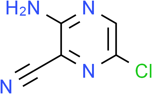 3-amino-6-chloro-pyrazine-2-carbonitrile