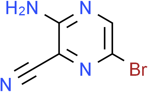 3-amino-6-bromopyrazine-2-carbonitrile