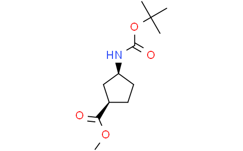 methyl (1R,3S)-3-{[(tert-butoxy)carbonyl]amino}cyclopentane-1-carboxylate