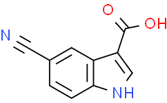 5-cyano-1H-indole-3-carboxylic acid