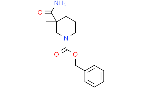 benzyl 3-carbamoyl-3-methylpiperidine-1-carboxylate