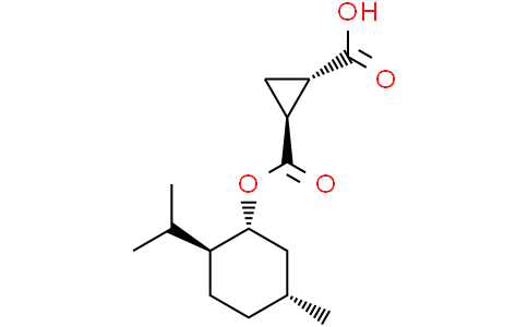 (1S,2S)-2-(((1R,2S,5R)-2-Isopropyl-5-Methylcyclohexyloxy)Carbonyl)Cyclopropanecarboxylic AcidCas:175221-03-1