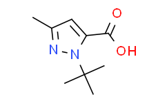 1-叔丁基-3-甲基-1H-吡唑-5-羧酸,≥95%