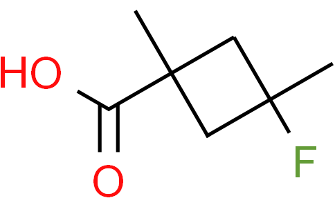3-fluoro-1,3-dimethylcyclobutane-1-carboxylic acid